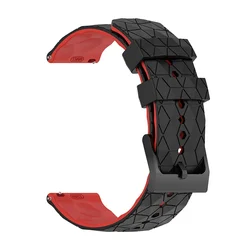 Silicone Sports Band - Premium Replacement Watch Strap Bracelet for Redmi 3 Active Lite (Black red)