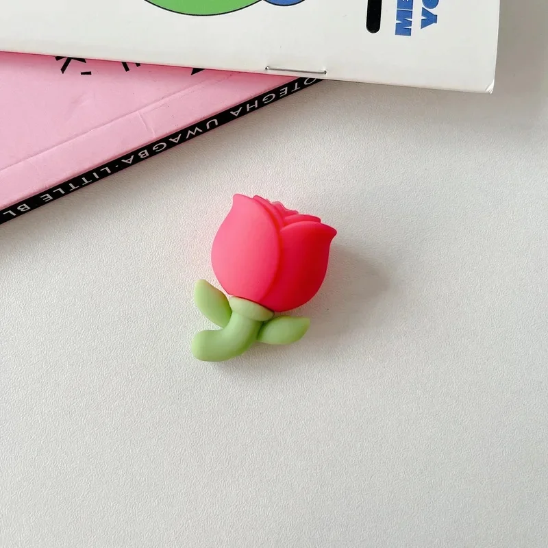Tulip Flower Decorative Cable Protector Set - Cute Charger Cable Covers