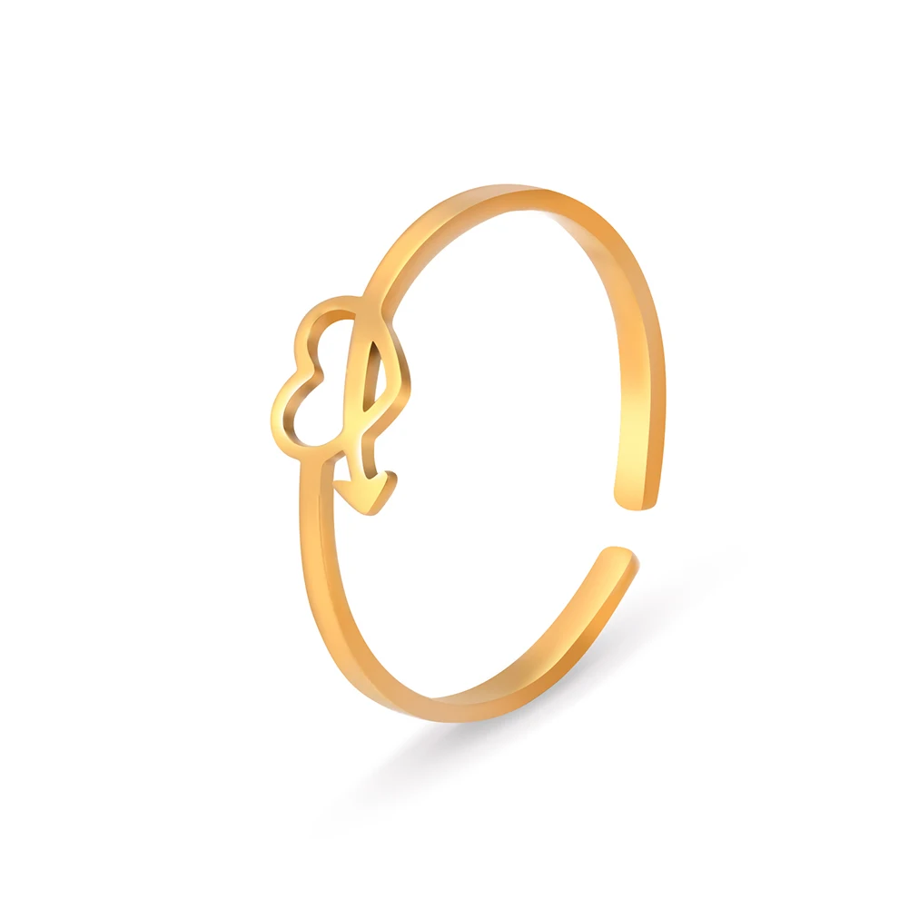 KKjoy Ringe für Damen und Herren, silberfarben, aus Edelstahl, hohler Schmuck, elegante Modeaccessoires, trendige Geschenke für Freunde. – Detail 10