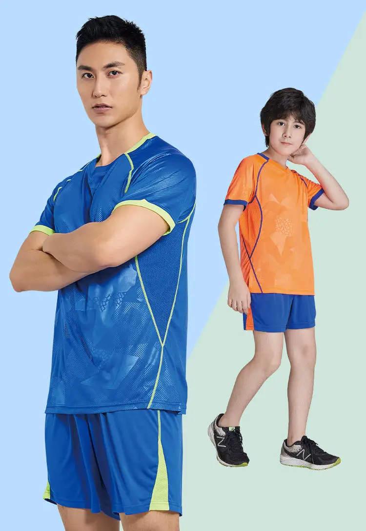 

Customizable Adult Quick Drying Polyester Football Training Suit Jersey Set