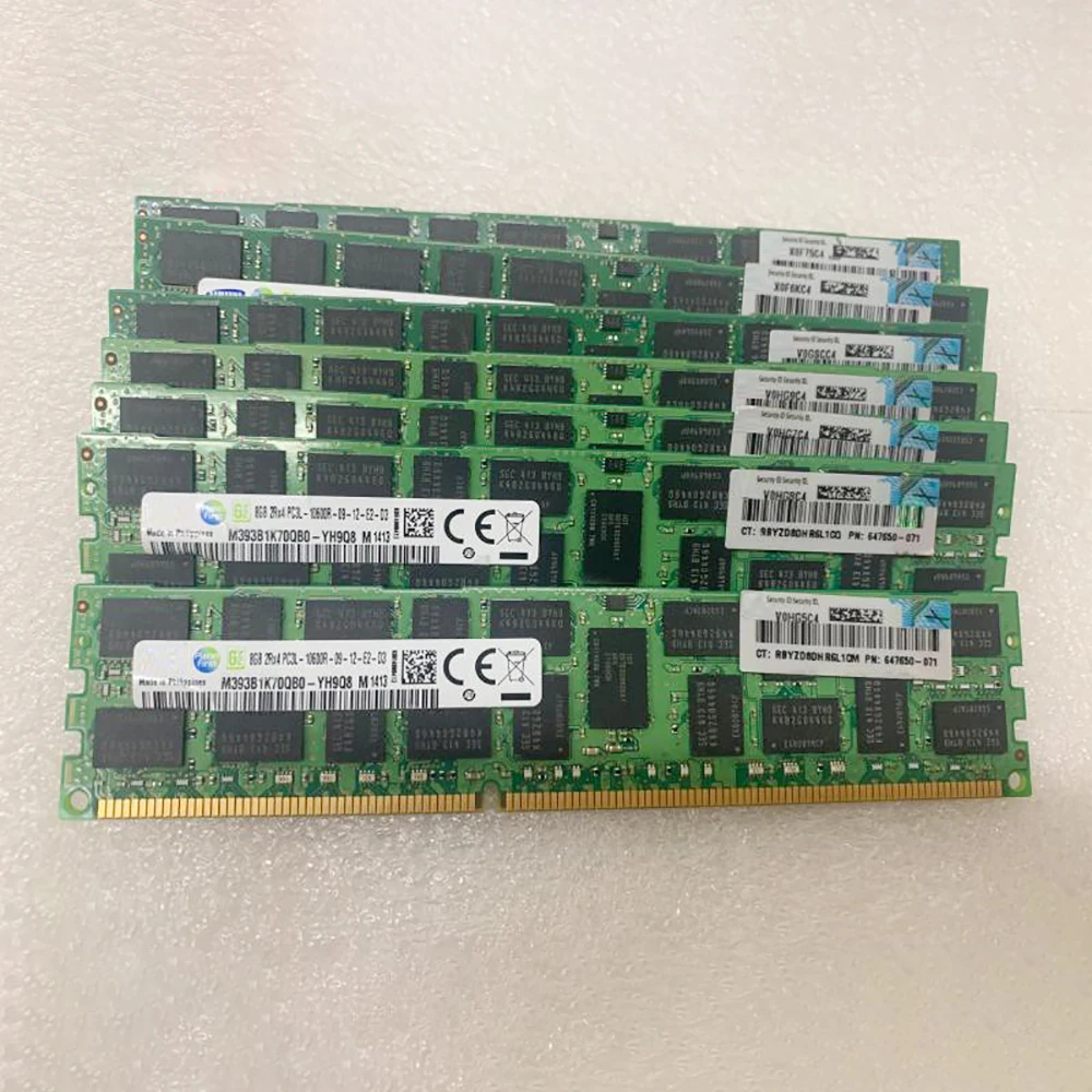 1Pcs RAM 647897-B21 647650-071 686068-001 For HP 8G 8GB 2RX4 PC3L DDR3L 1333 10600R 8 1Pcs RAM 647897-B21 647650-071 686068-001 For HP 8G 8GB 2RX4 PC3L DDR3L 1333 10600R - Image 6
