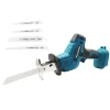 21V Cordless Electric Reciprocating Saw Adjustable Speed Cutter Wood Metal PVC Pipe Cutting Fit Makita 18v Battery (No Battery) 1
