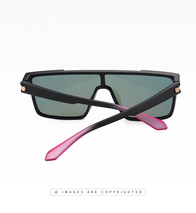 Flat Top Square Sunglasses For Men And Women Uv400 Protection_voghion.com