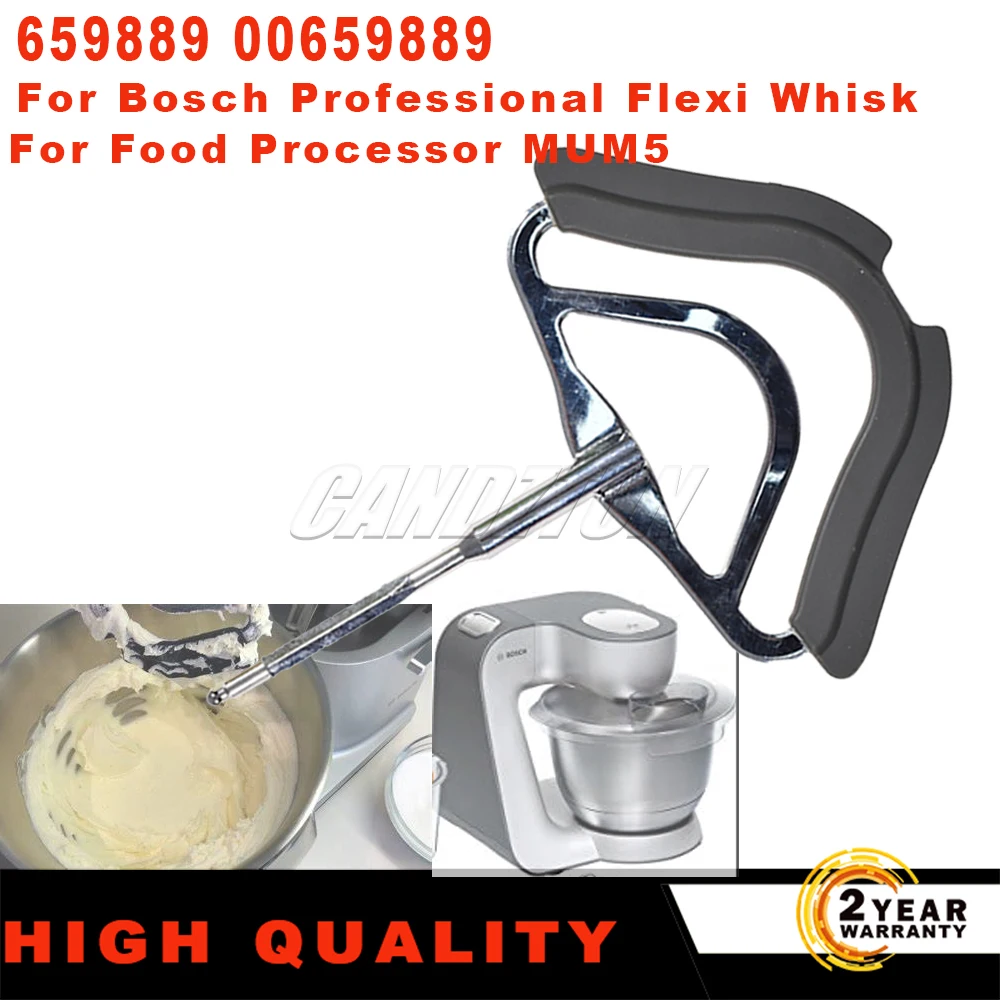 New Mixing Metal Silicone Blender For Bosch Stirring Broom MUM5 Professional Flexi for Food Processor 00659889 659889 00987064