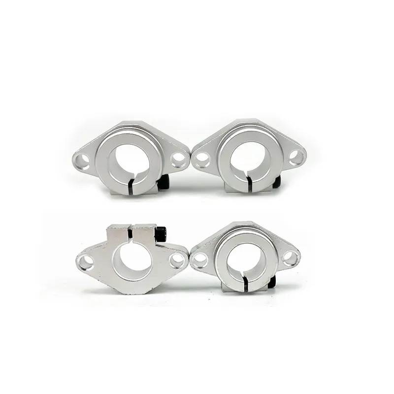 1-4X SHF8 SHF10 SHF12 SHF16 알루미늄 선형 막대 레일 샤프트 지원 8mm 10mm 12mm 16mm CNC 라우터 XYZ 테이블 3D 프린터 부품