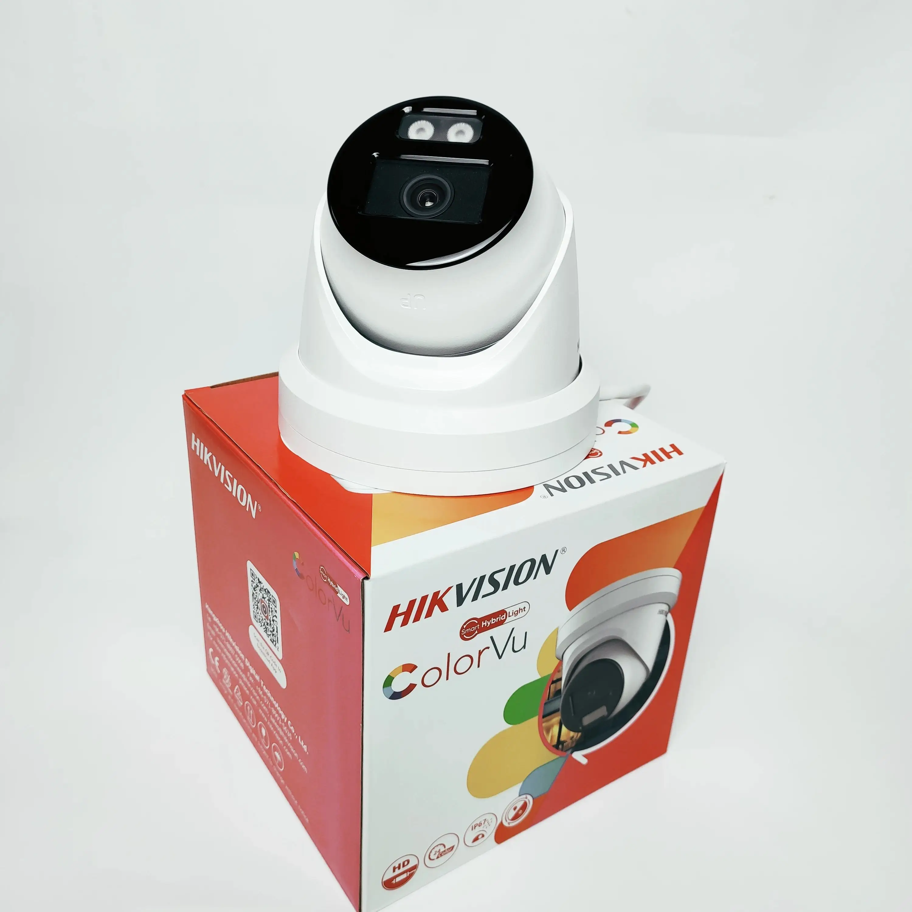 Hikvision-ميكروفون ذكي ثابت ColorVu ، كاميرا شبكة...