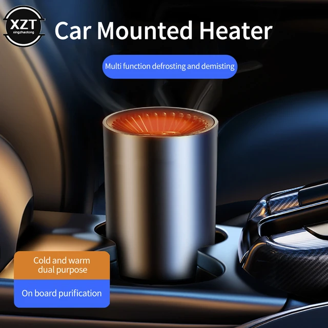 Chauffage électrique pour voiture, 12V, en forme de tasse, souffleur d'air  chaud, désembuage,dégivreur, Portable - Chauffage - Achat & prix