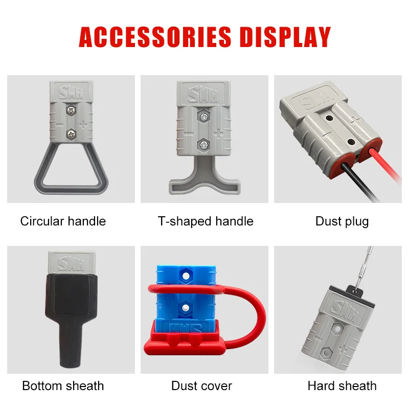 SMH SY50 Series 8 AWG 50A Breakaway DC Power Connector - Foto 8