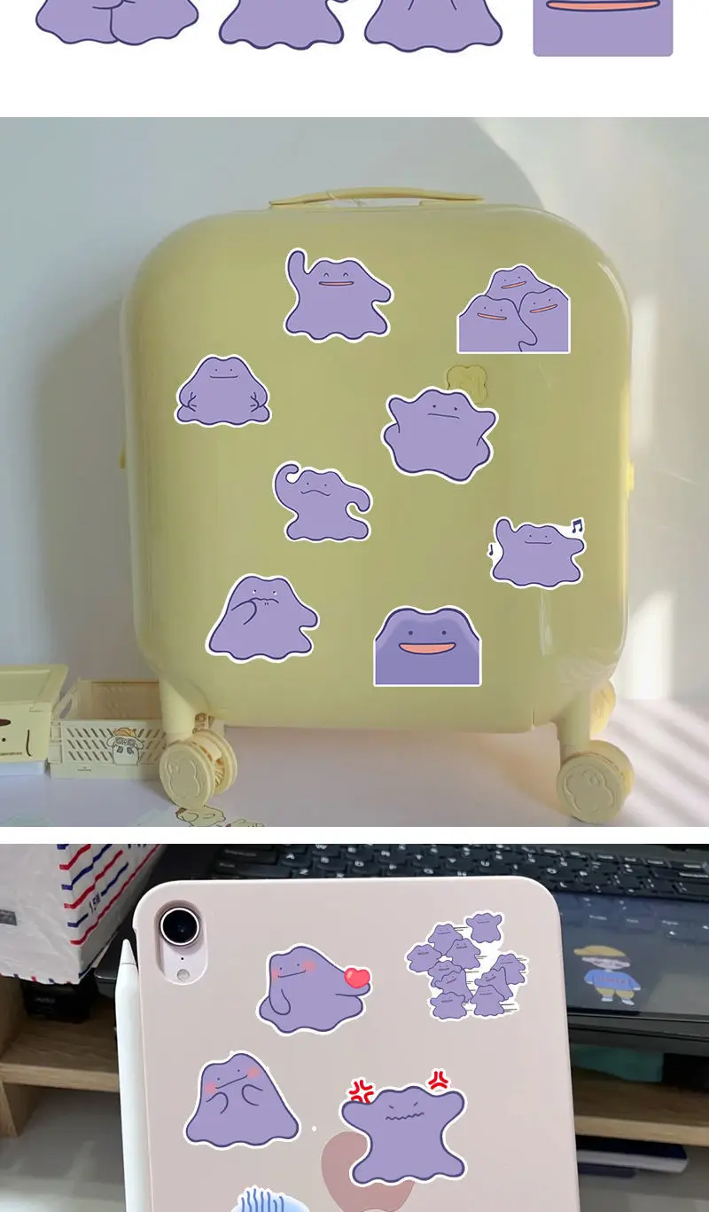 WATERPROOF Sticker Animon SCREM BOI Ditto Pokemon 