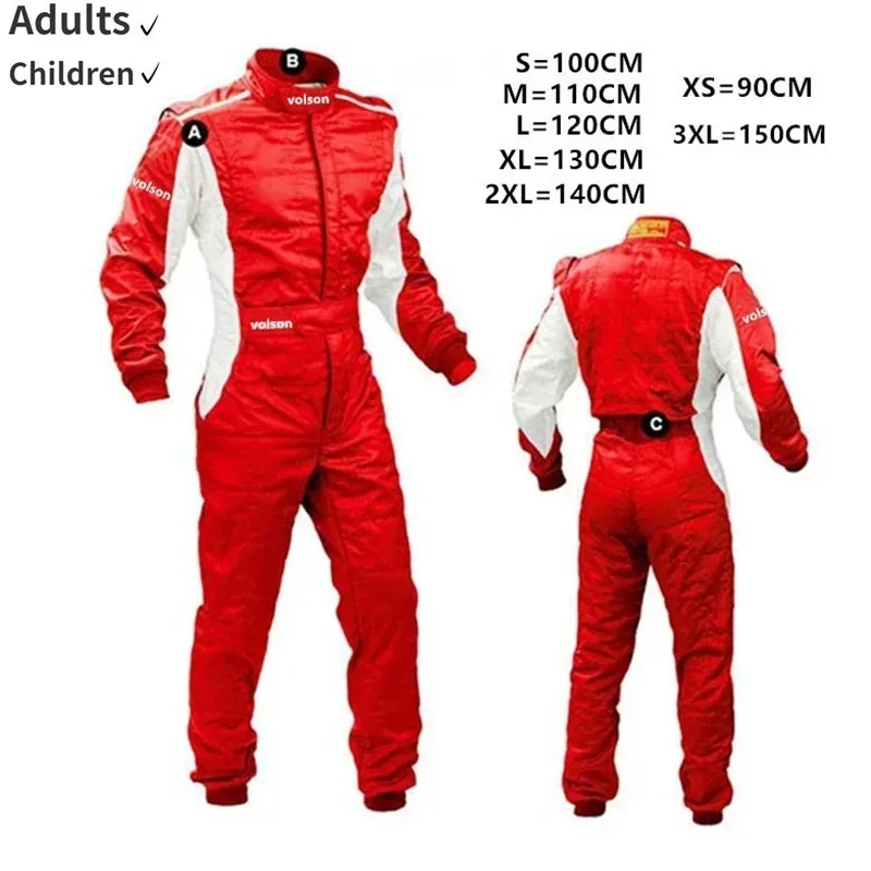 Combinaison Karting Adulte – Polycoton (65% Coton, 35% Polyester) – Coupe Une Pièce Confortable