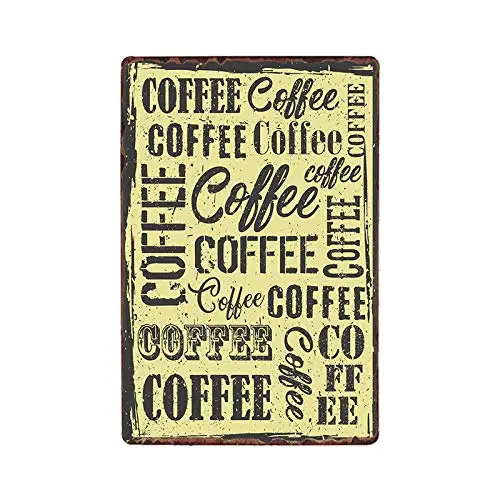 

Coffee Latte Macchiato Theme Metal Retro Vintage Cafe Bar Pub Wall Plaque Plate Home Decor 8x12 Inch Metal Tin Sign aasd-53