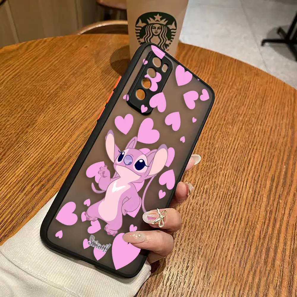 thumbnail image 1 of Matte Case for Huawei NOVA Y70 10 9 8SE 8 7SE 7I 7 6 5I 4 3I 4G 5G Case Funda Coque Capa Shell Cover Lilo & Stitch Cartoon Anime, 1 of 5