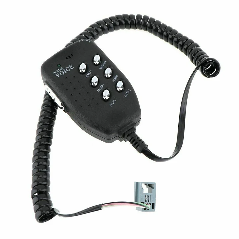 Portable Megaphone Bullhorn With 6 Siren Tones – 100W, 12V, For Motorcycle, Car, Truck, Boat, 105-115dB