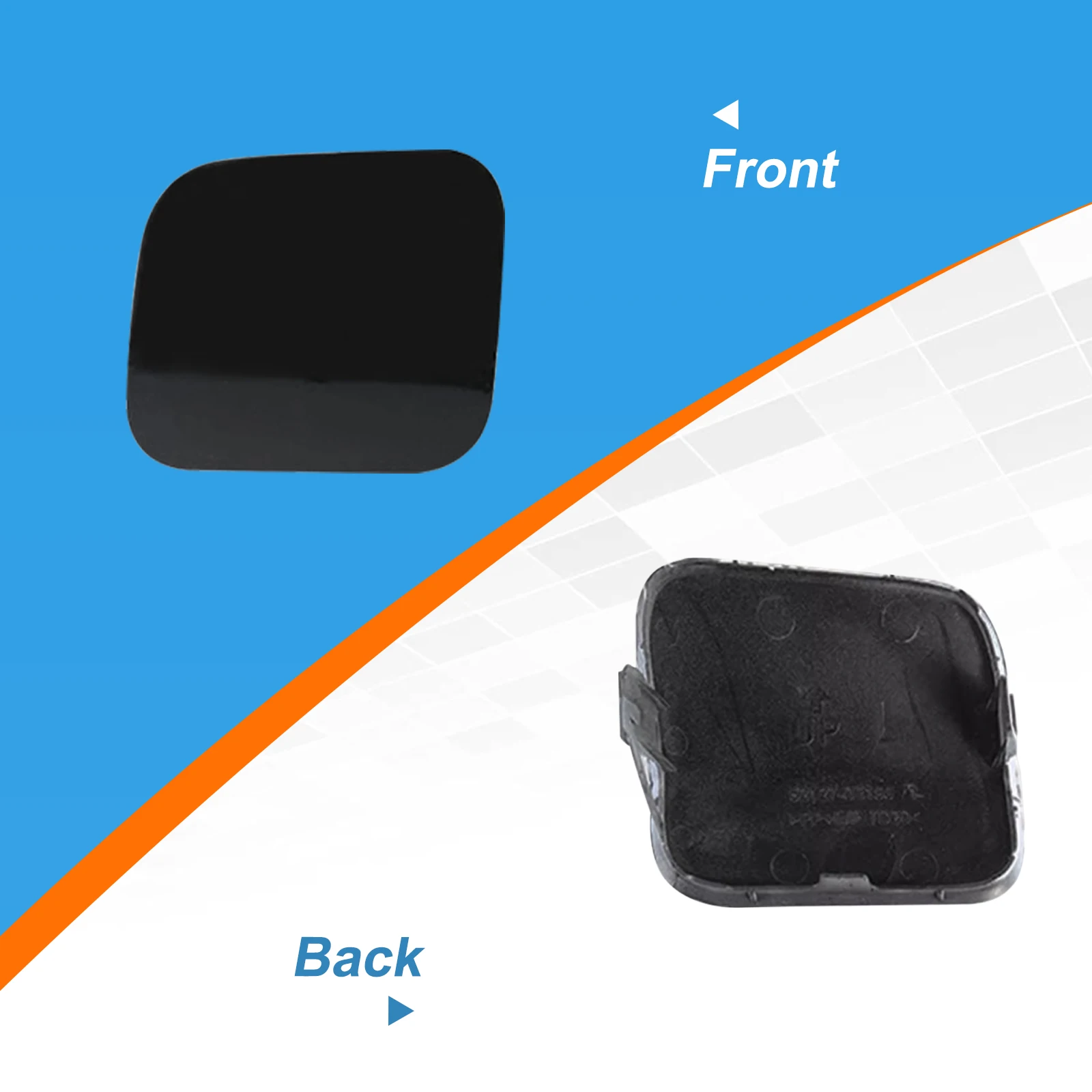 Front Bumper Tow Hook Cover Cap Towing Eye for Toyota Highlander Trailer Cover Cap 52127-0E930