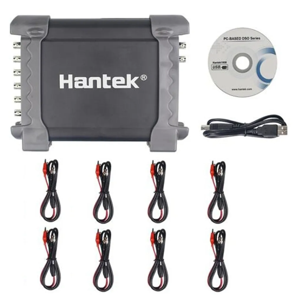 Hantek 1008C/1008A 8 Channels Programmable Generator 1008C Automotive Oscilloscope Digital Multime PC Storage Osciloscopio USB |
