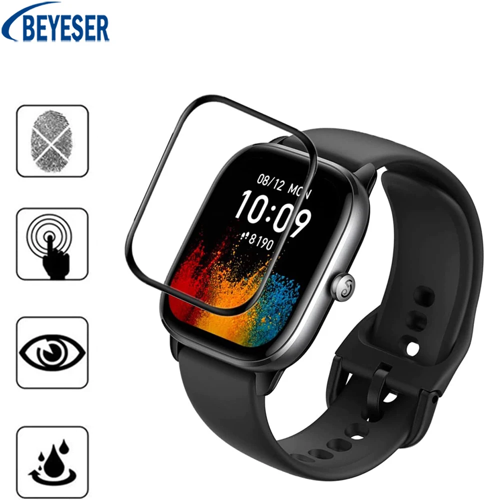 

Watch Screen Protective Film For Amazfit GTS 4MINI Smart Watch HD Scratch Resistant 3D Curved Composite Film Accessories