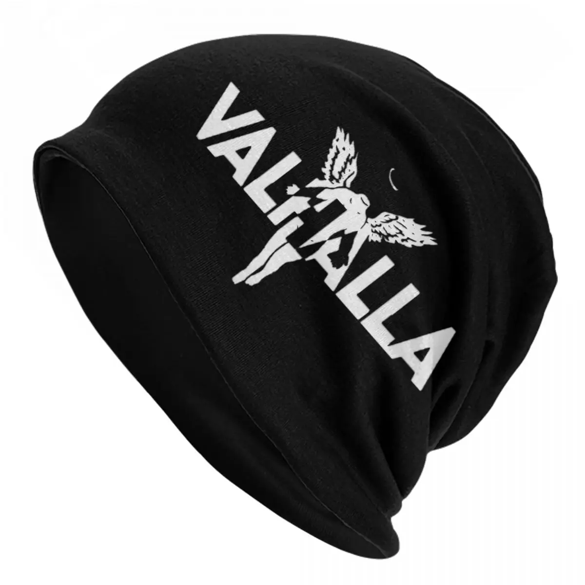 

Unisex Victory Or Valhalla Gang Winter Skullies Beanie Accessories Vintage Bonnet Knitting Hats Windproof Winter Hats