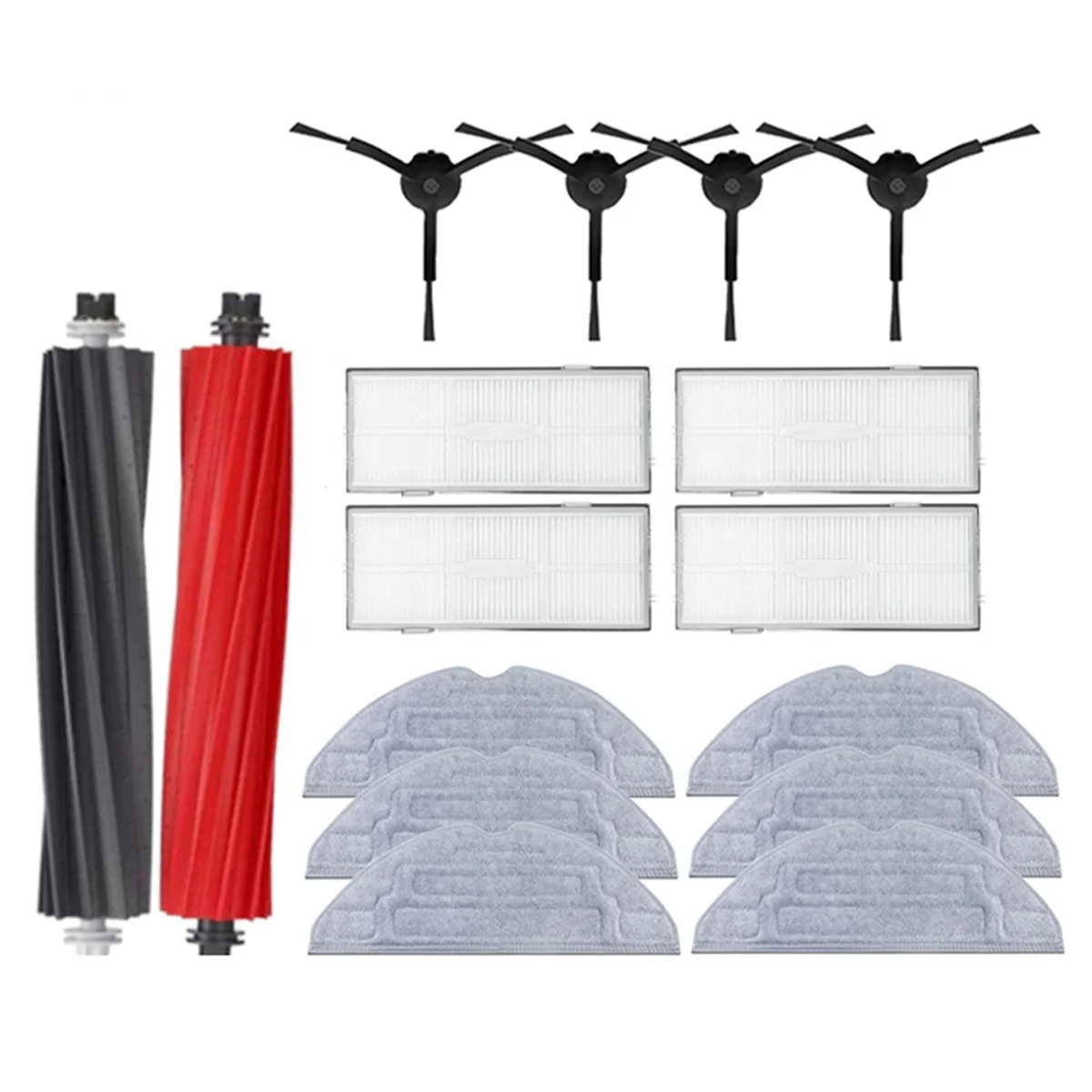 

Запасные части для Roborock S8 /S8 Plus, роликовая основная боковая щетка, Hepa фильтр, насадка для швабры, тканевые Тряпичные аксессуары