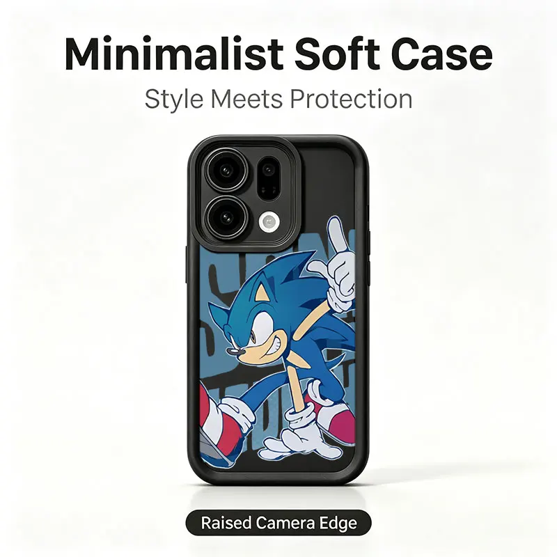 Cartoon Hedgehog Shockproof Phone Case