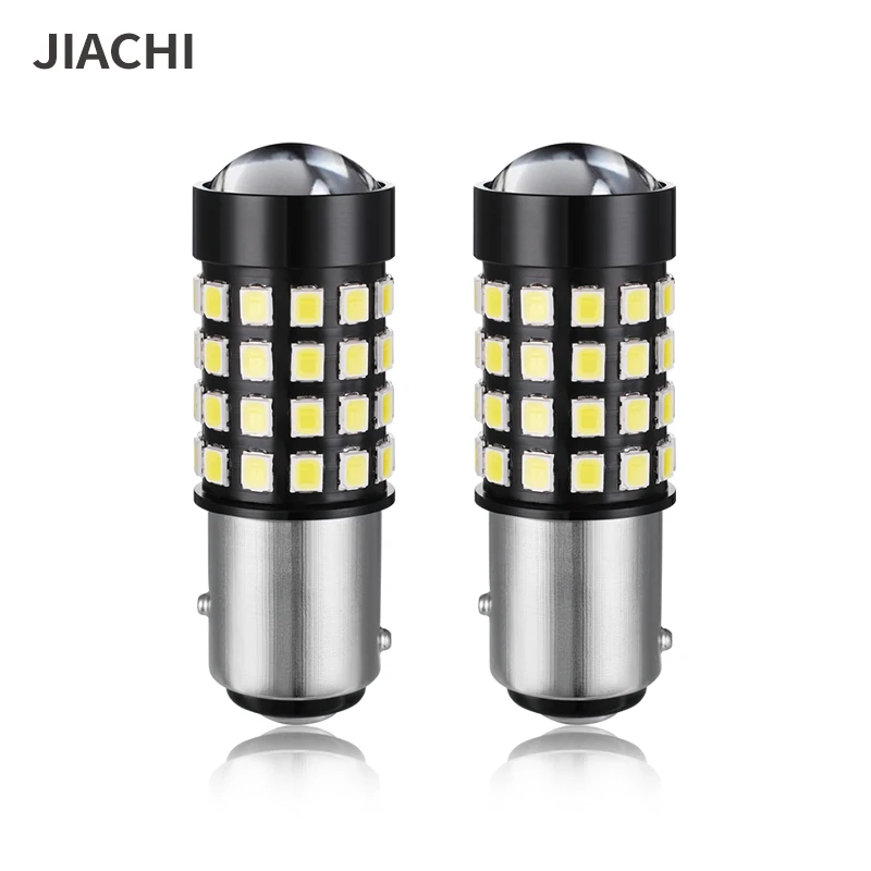 

jiachi 2 PCS High Quality 1156 LED Error Free 2835 54 Chips for Turn Signal Light Back Up Reverse Tail Light