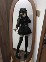 k Romantic oulder Bared irt And f Skirt Set Spring Autumn Japanese School orm Sle Two Piece Set for Teen Girls - Image 5