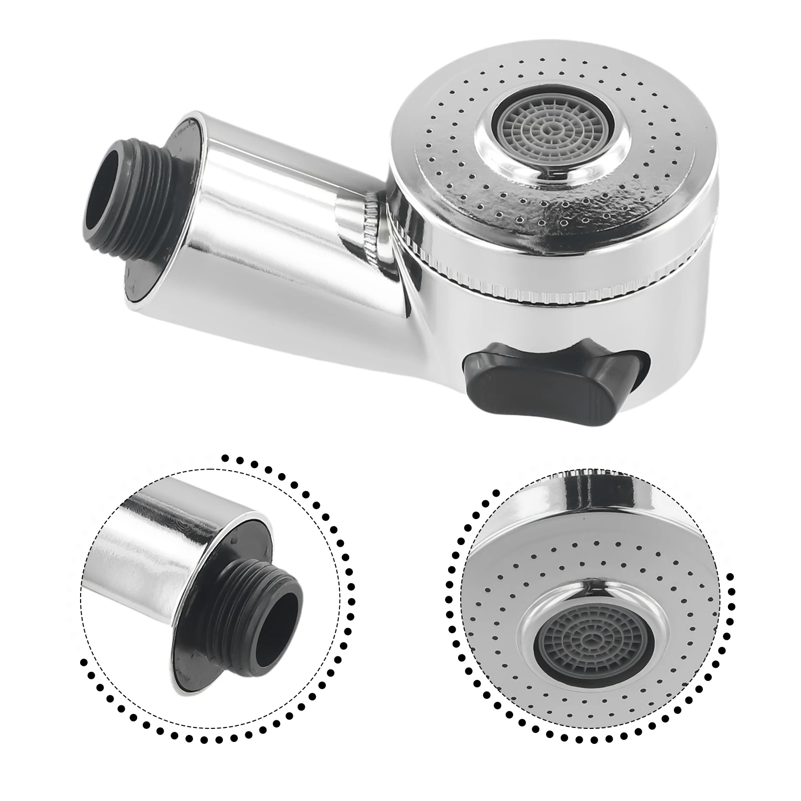 

Adapter Shower Head Washbasin Water Saving Adjustable Bathing Bathroom Faucet Filter Fixtures Handheld Shampoo