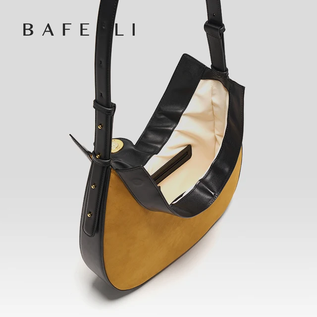 BAFELLI 2024 NEW WOMEN'S HANDBAG CAT SERIES GENUINE LEATHER LUXURY BRAND FASHION RETRO STYLE SHOULDER HOBOS FLAP BAGS FEMALE 6