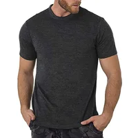 100% Superfine Merino Wool T shirt Men Base Layer Merino Shirt Wicking Breathable Quick Dry Anti-Odor No-itch USA Size 2
