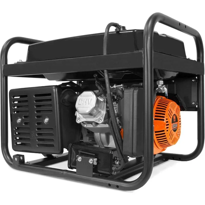 GN4500 4500-Watt 212cc Transfer Switch and RV-Ready Portable Generator, CARB Compliant, Orange/Black