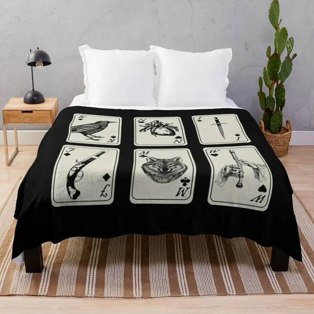 

Six Of Crows T-ShirtSix of Crows Throw Blanket Cute Plaid Fluffys Large Bed Flannels Blankets