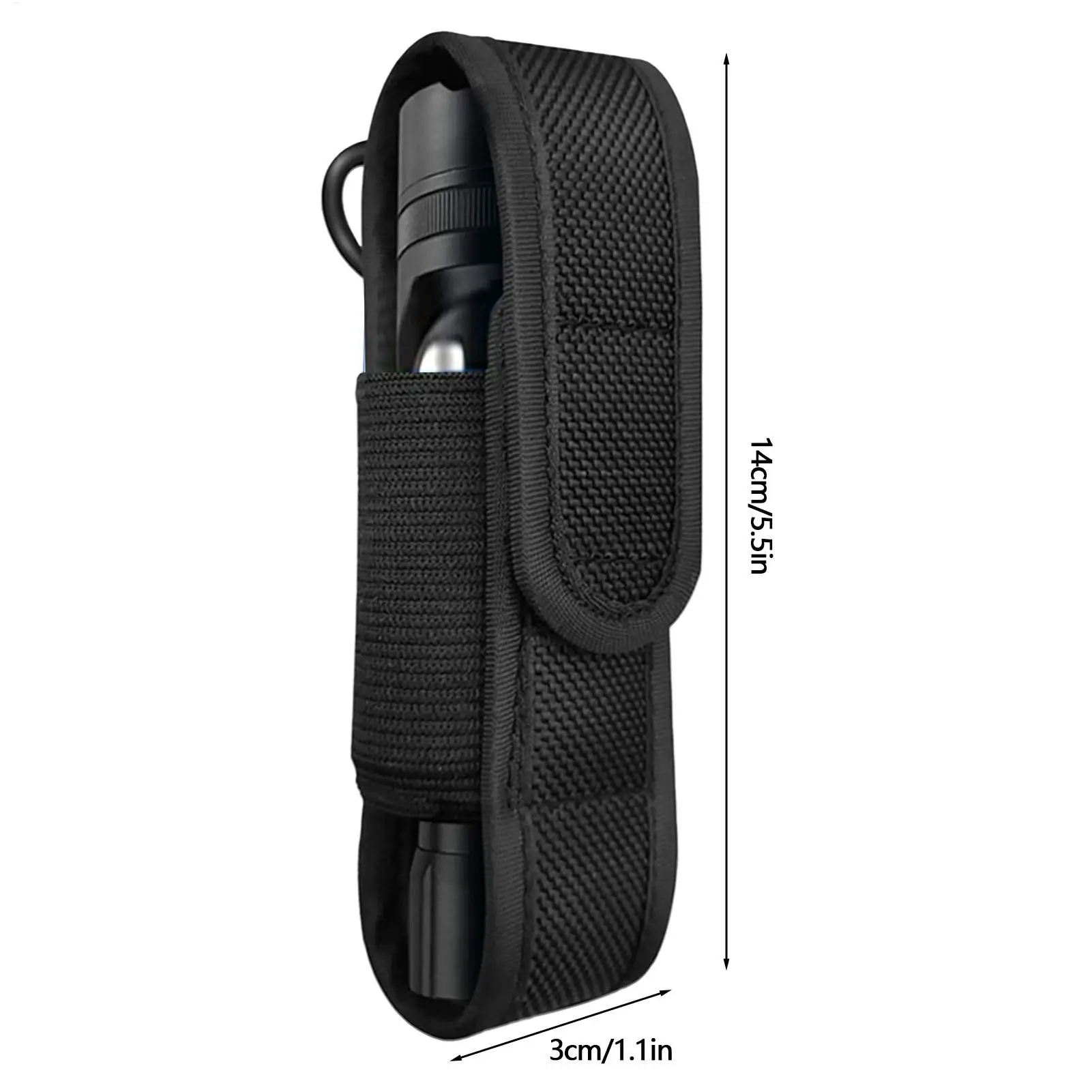 손전등 파우치 손전등 파우치 LED 토치 커버 LED 토치 나일론 보호 커버 사냥 캠핑 야외 하이킹용