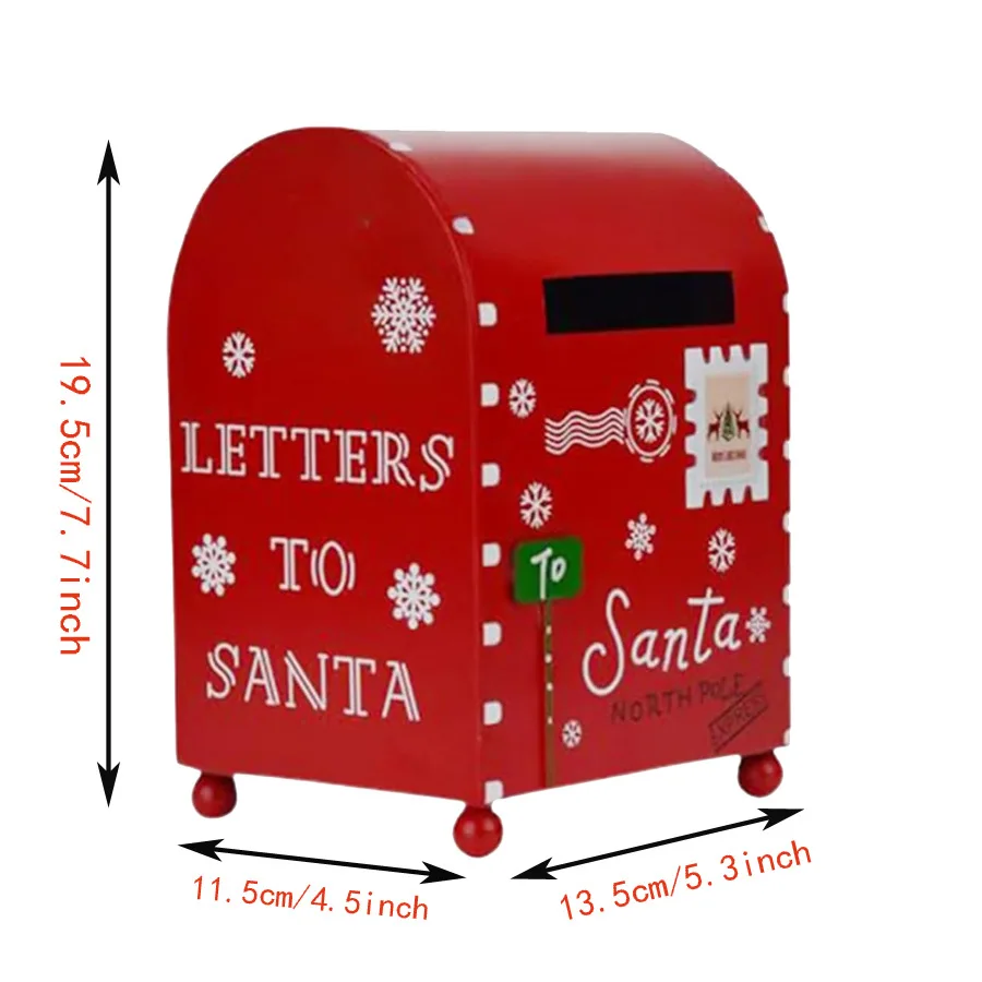 Vintage Villa Mailbox Creative Wall Hanging Letter Newspaper Box Decoration Iron Art Mailbox Household Mail Red Old Box