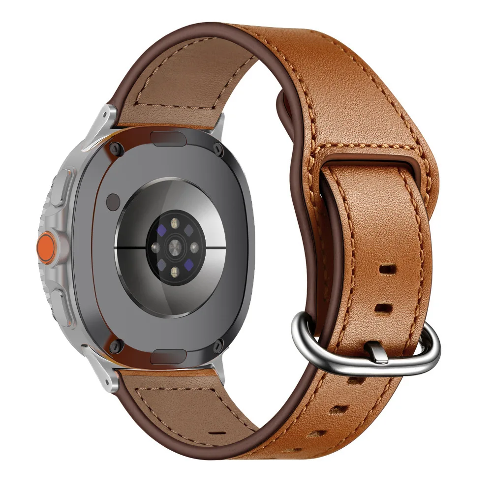 Premium Genuine Leather Strap for Smartwatch - Elegant and Durable Design