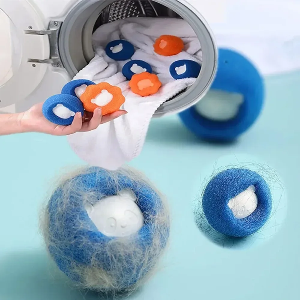 3-10pcs Laundry Ball Pet Hair Remover Reusable Washing Machine Filter Removes Lint From Clothes Ball Catch Products Home