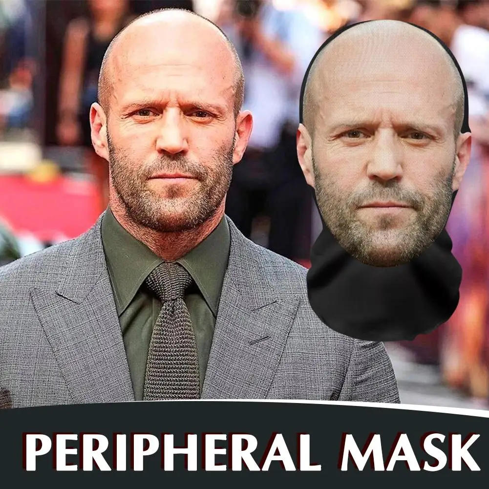 Interessante 3D-gedruckte nahtlose Maske Kopfbedeckung John Pork Smiling Party Cosplay Requisiten UV-Schutzschild Ronaldo PatternCospla – Detail 4