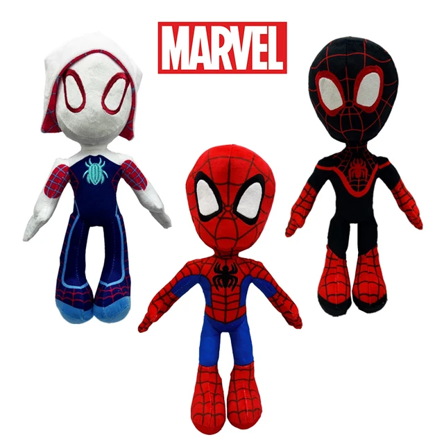 Poupées en peluche de dessin animé Disney pour enfants, Spiderman