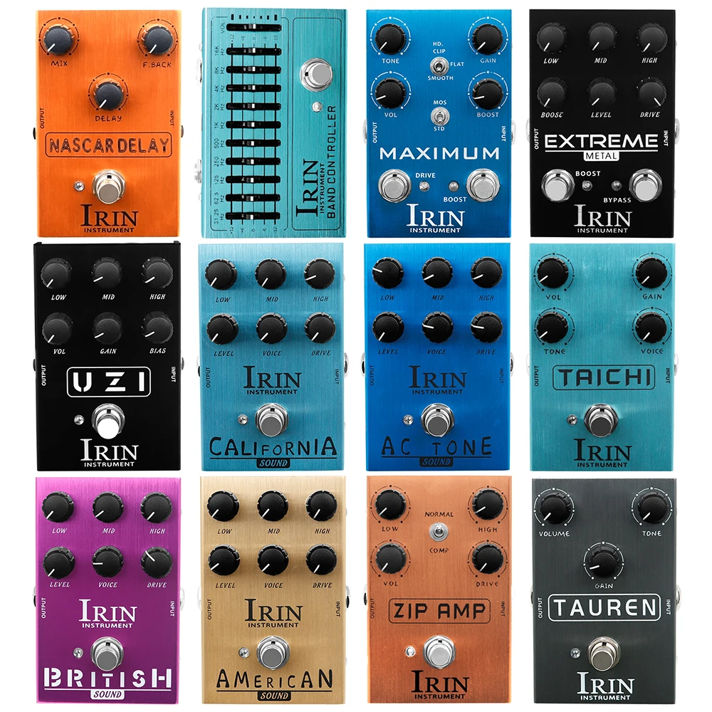 Guitar effect pedal overdrive distortion analog classic British rock for electric bass guitar
