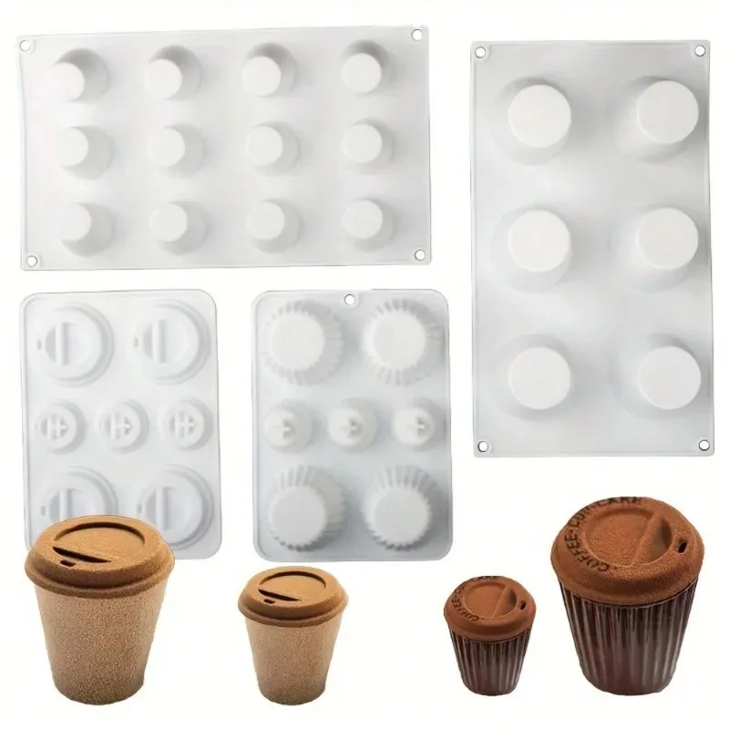 Premium Silicone Coffee Cup Mold for Baking Easy Release Design Perfect for Desserts Cakes Muffins Puddings and Pastries