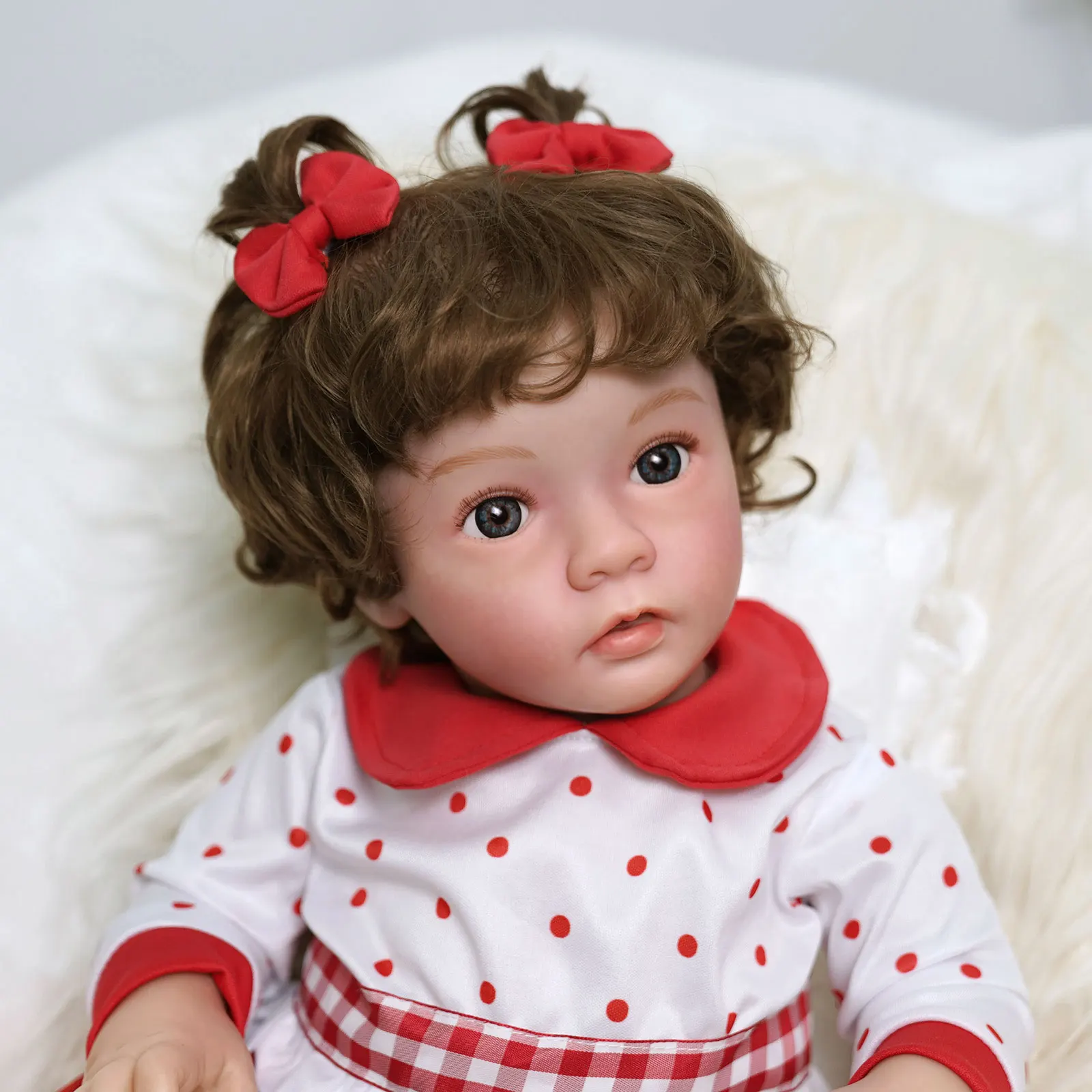 

Babeside 50cm Reborn Baby Dolls Daisy Toddler Cloth Body Hand Paitning Rooted Hair Newbron Doll Toys For Kids Christmas Gifts