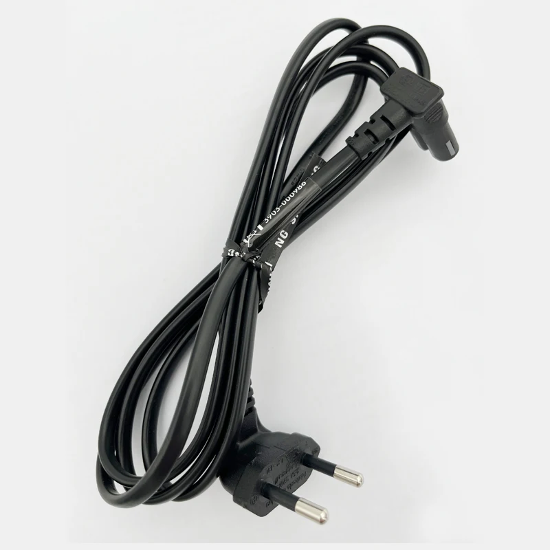유럽 ??한국 2 프롱 90도 각도 Firgure 8 Ac 전원 공급 장치 케이블 코드 TV LED 삼성 필립스 노트북