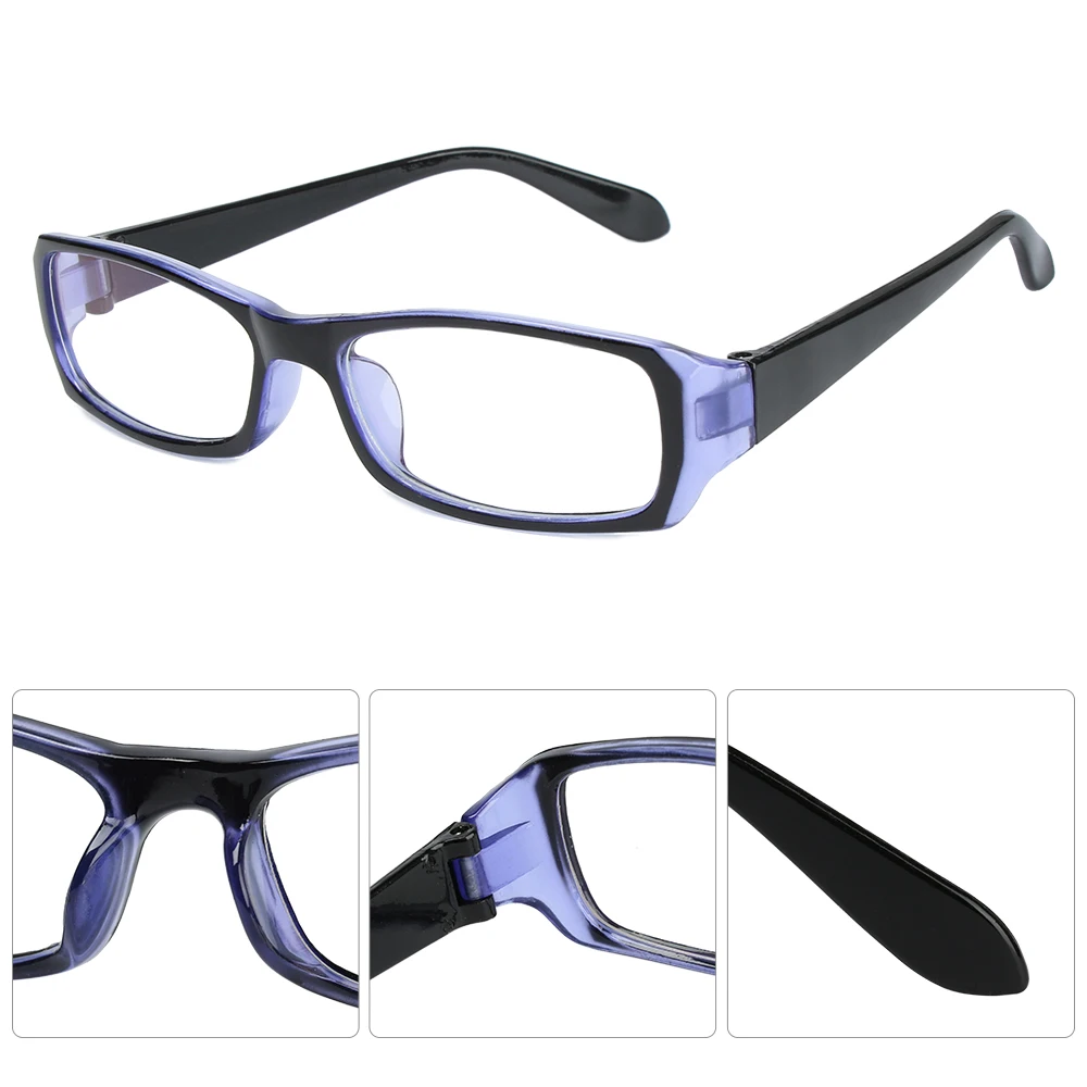 Fashion HD Anti-UV Blue-ray Glasses Men Women Radiation Protection Computer Goggles Anti-fatigue PC Frame Eyeglasses Flat Mirror blue light blocking glasses