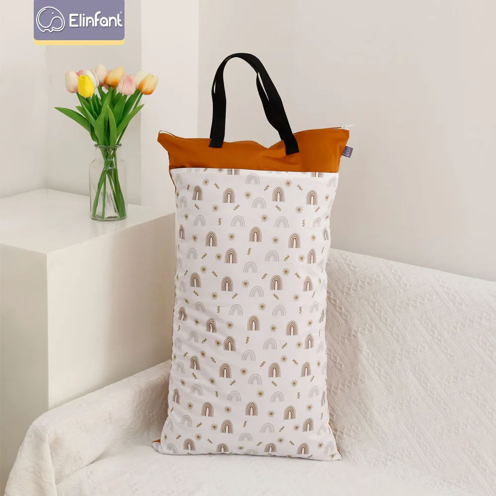 Logo personalizzato borsa per pannolini per bambini borsa per pannolini durevole