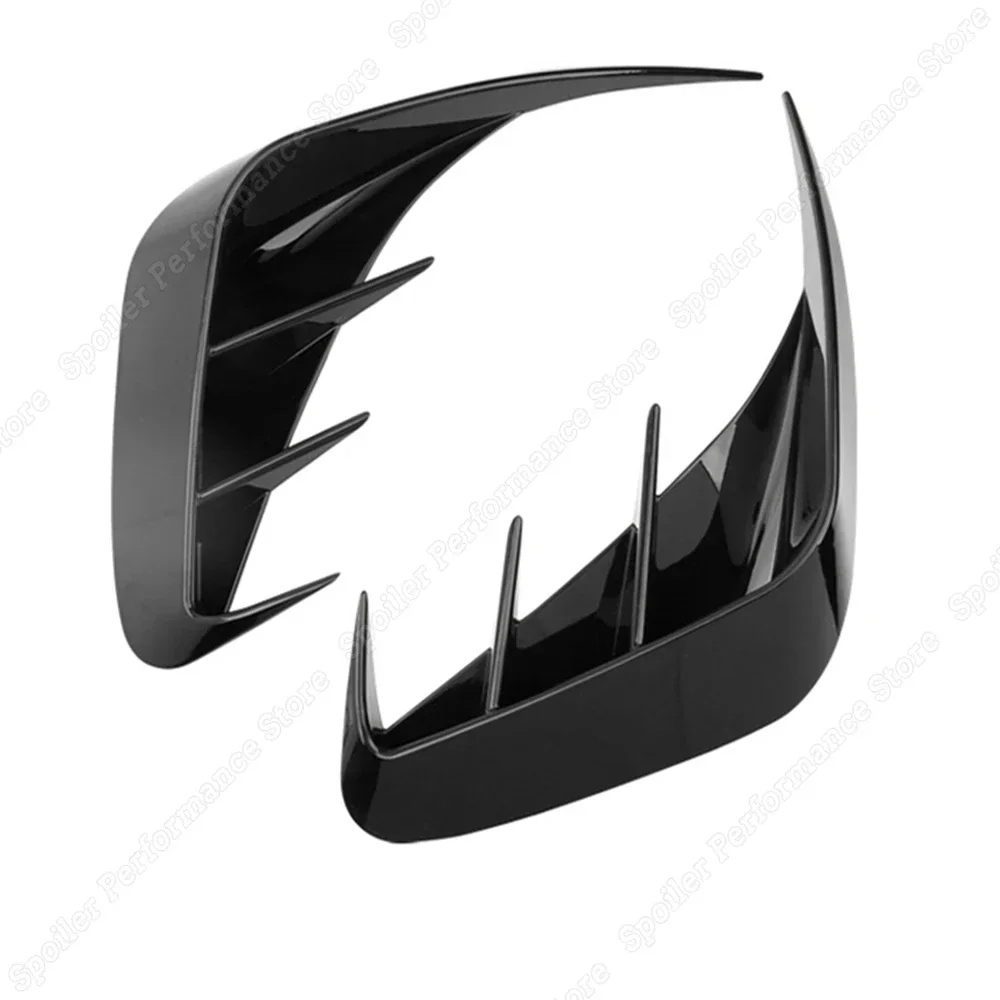 Car Bumper Guards Gloss Rear Bumper Canards Vent M-PACK Side Splitter For BMW 3 Series G20