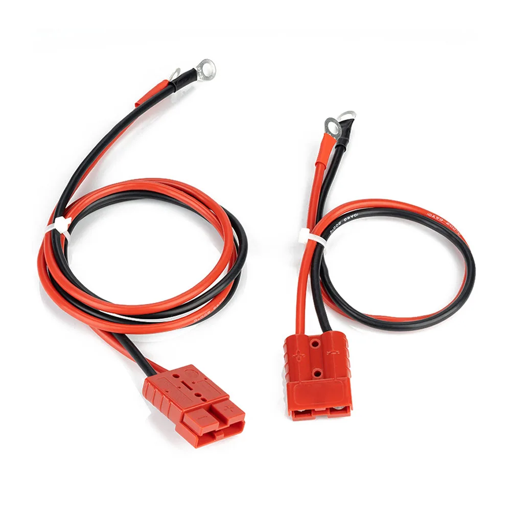 

Connector Cable 30/50/100CM 50A 10AWG for Anderson Plug Forklift Electric Battery Charging Extension Cable Connector