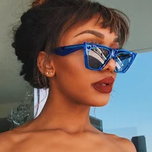 

LIOUMO Fashion Cat Eye Sunglasses Women Oversize Vintage Glasses Men New Style Eyewear Trendy Shades UV400 gafas de sol mujer