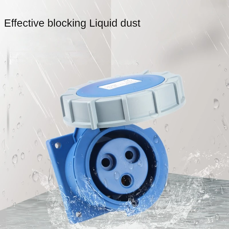 5/10PCS 2nd Gen Industrial Plug Socket Waterproof Connector 3P 4P 5P 16A/32A/63A/125A Better Design and Waterproofing