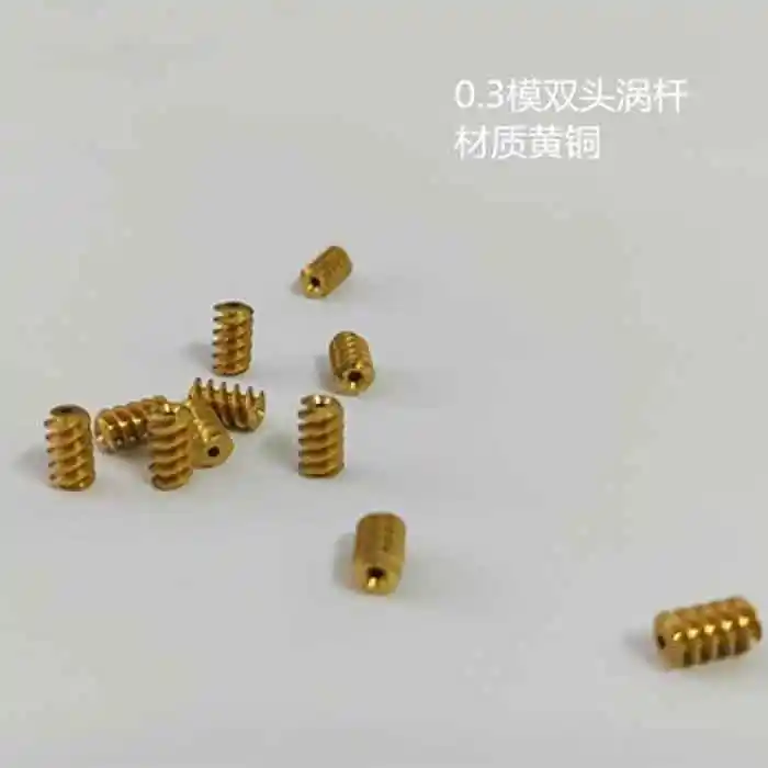 Miniature 0.3mm Double Headed Copper Worm with Outer Diameter of 3.8mm and Length of 6.6mm, Remote Control Toy Worm