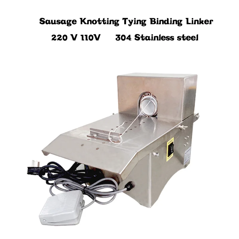 

Stainless Steel Electric Sausage Tying machine Sausage Knotter Sausage Knotting Binding Linker Machine