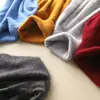 100% Male Mink Cashmere Sweater Solid Color Turtleneck Thick Autumn And Winter Loose Large Size Turtleneck Wool Bottoming Shirt 4