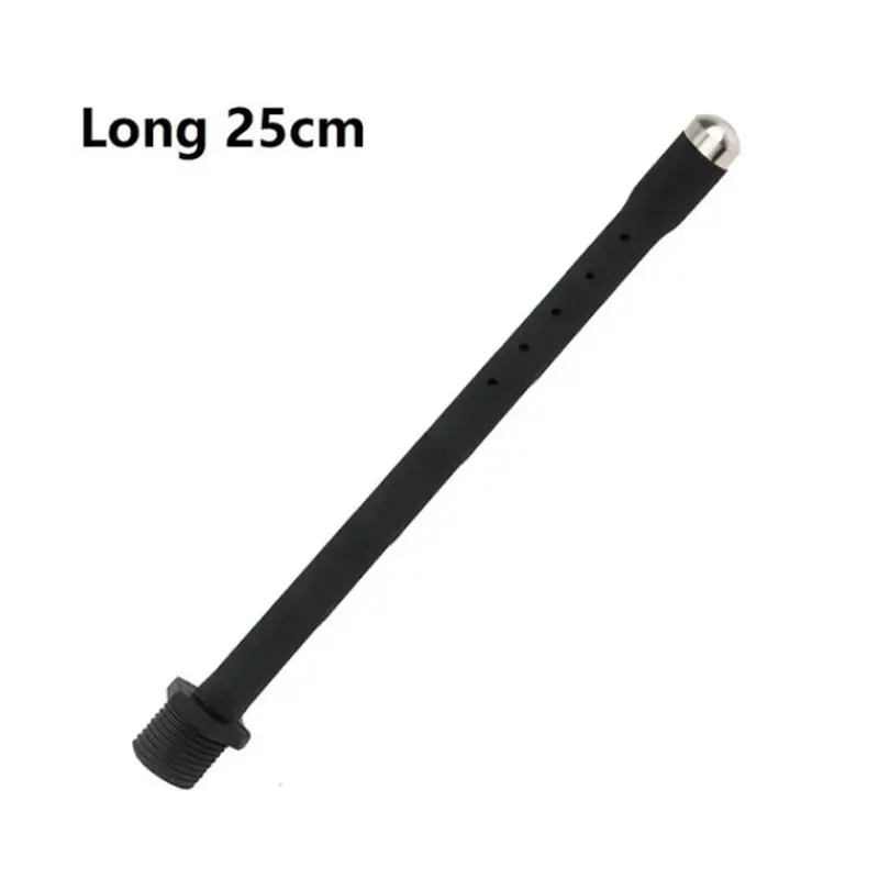 Silicone Enema Douche Bidet Syringe Shower Cleaning Head Side Opening Tip Faucet Bathroom Accessories 4